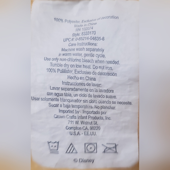 NWOT Disney Super Soft Winnie-the-Pooh Baby Cap - Picture 3 of 3